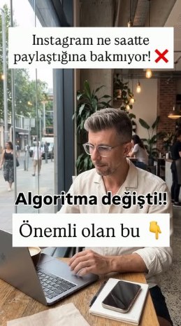 Algoritma değişti reels'i