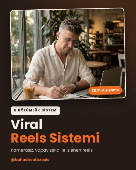 Viral Reels Sistemi kapak sayfası